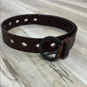 Dockers Brown Leather Belt with Buckle‎